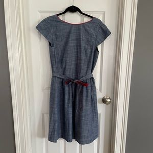 Elegant chambray day dress